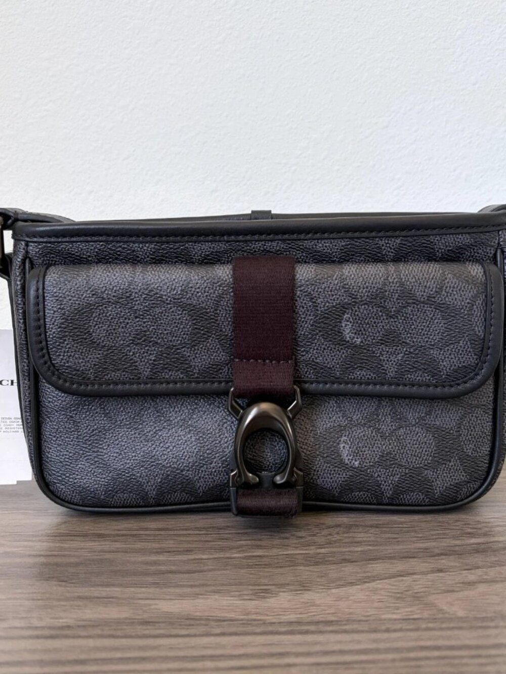 Coach Beck Slim Crossbody Bag In Signature Canvas